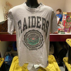 Vintage LA Raiders Nutmeg Mills T Shirt Gray